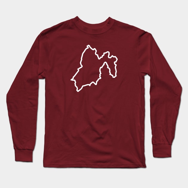 Mexico State Outline Long Sleeve T-Shirt by loudestkitten